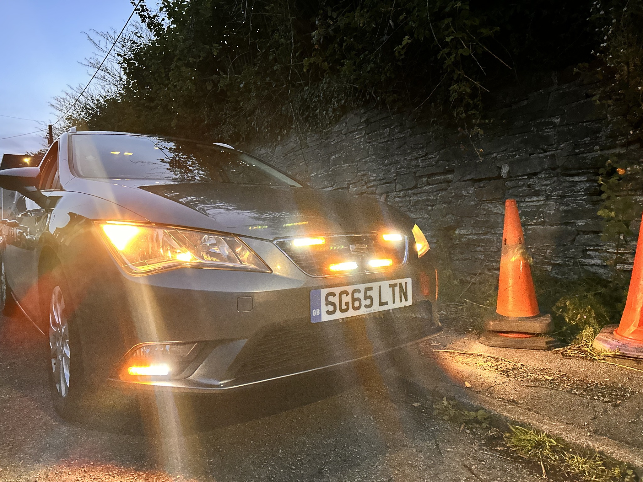 Road Guard Automotive response lighting installation